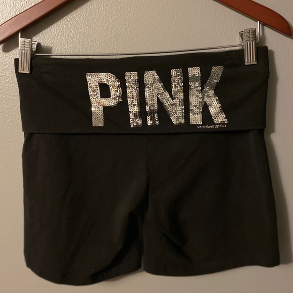 PINK Yoga victoria's secret biker yoga shorts - Picture 2 of 5
